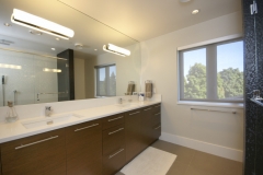W 49th Ave-contemporary -modern-bathroom-ensuite-double sink-white counter